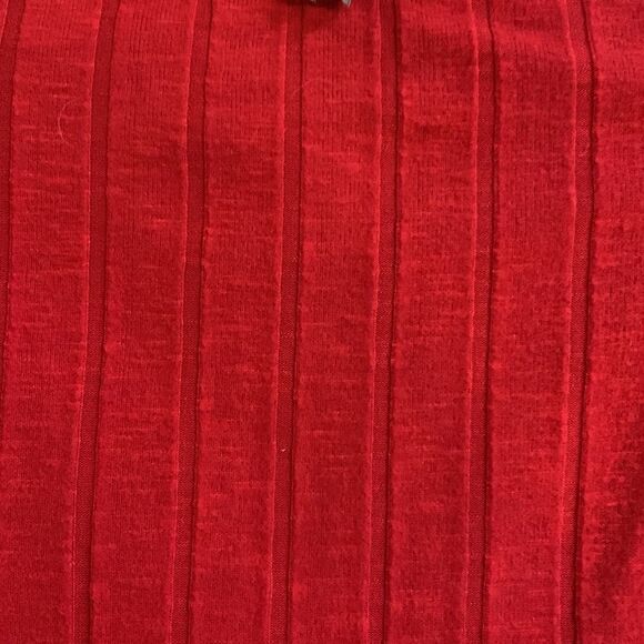 Anthropologie Ribbed Slide Slit Tunic Red New NWOT - Small - Picture 12 of 13